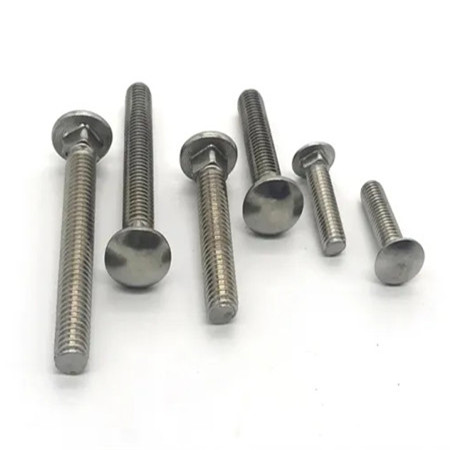 DIN603 Șurub cu gât pătrat din oțel Șuruburi pentru cărucior Șuruburi pentru căptușeală șuruburi cu gât pătrat