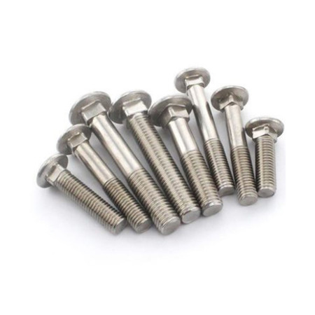 Oțel carbon zincat zincat ISO 8677 M12 șuruburi cu șuruburi pentru gât pătrat
