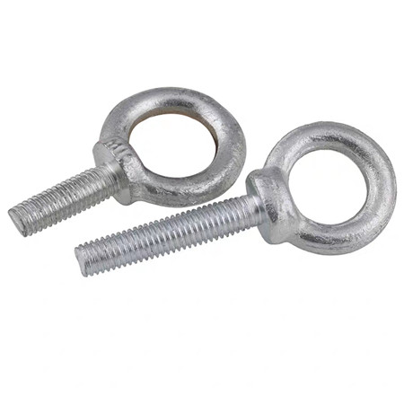 Șuruburi cu șuruburi pentru ochi DIN580 placate cu zinc pentru fixare