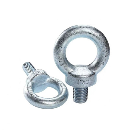 Șuruburile cu inel lung galvanizat de înaltă rezistență, șuruburi cu ochi de oțel